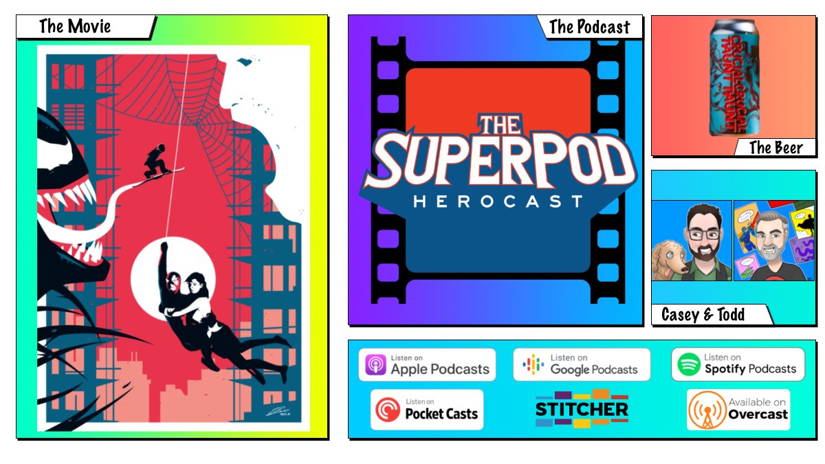 Our season 6 finale is a movie that both host have been dreading and Boy did it not disappoint in it's terribleness. Join us as we review 2007's #spiderman 3
Available here:
player.captivate.fm/episode/5a8f4b…
Or wherever you catch your pod.