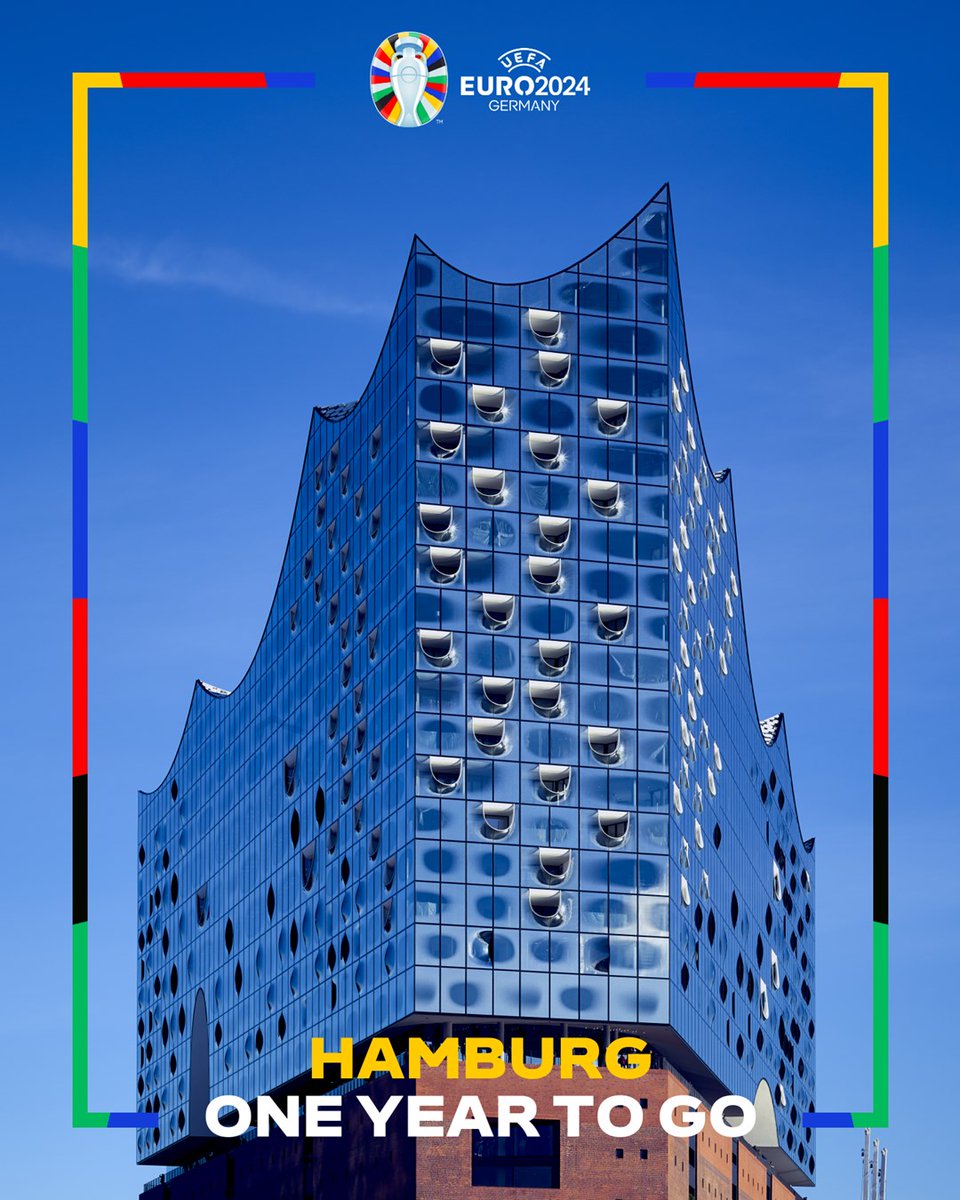 'One year to go' – nur noch 365 Tage bis zum Kick-Off der UEFA EURO 2024in Hamburg! Er wurde heute mit einer Fußball-Aktion vor dem Hamburger Mönckebergbrunnen gestartet. #hamburgactivecity #oneyeartogo #hostcityhamburg #euro2024