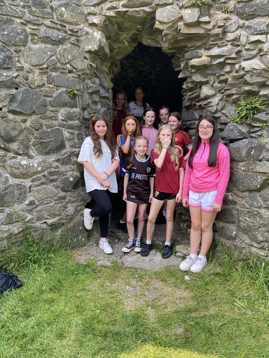 assumptionlive's tweet photo. What a day with Year 8 Historians at Dundrum Castle and Inch Abbey! More photos to follow! @History_AGS https://t.co/4ecBlX1qvt