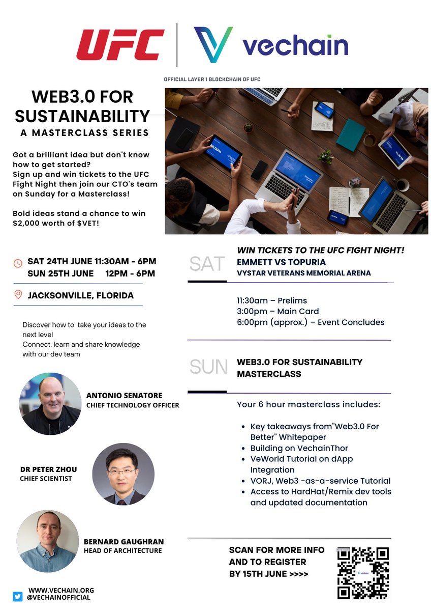 Hey #Developers - want to learn how to build #sustainability #dApps on the #blockchain leading a green revolution alongside major global partners like Boston Consulting Group?

Now's your chance! 

On June 25th we're hosting the 'Web3 for Sustainability Masterclass' in…