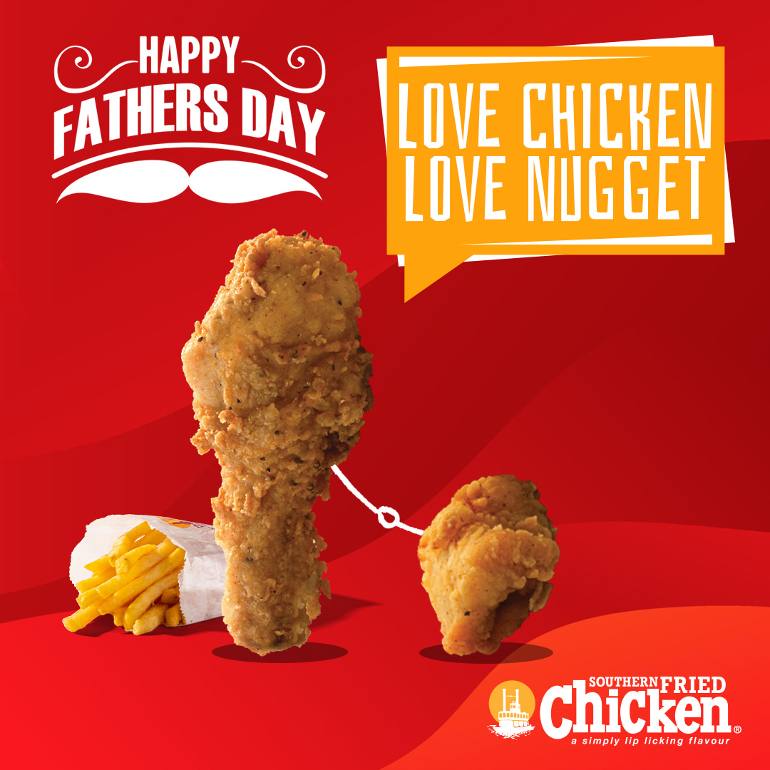 sfcexpress's tweet image. Love Chicken, Love Nugget. Happy Father's Day everyone!