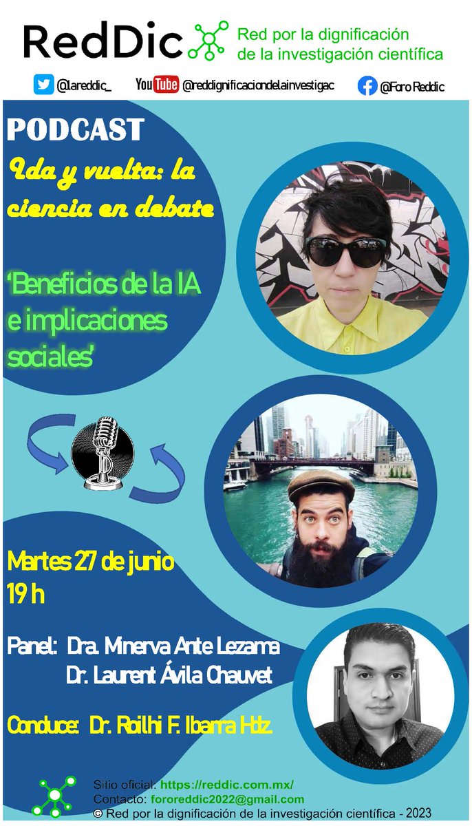 lareddic_'s tweet photo. Nuestro próxima actividad en @lareddic_ junto con @antemine @roilhi_ibarra @AvilaChauvet

Los esperamos!!! https://t.co/sZwWWP29zV