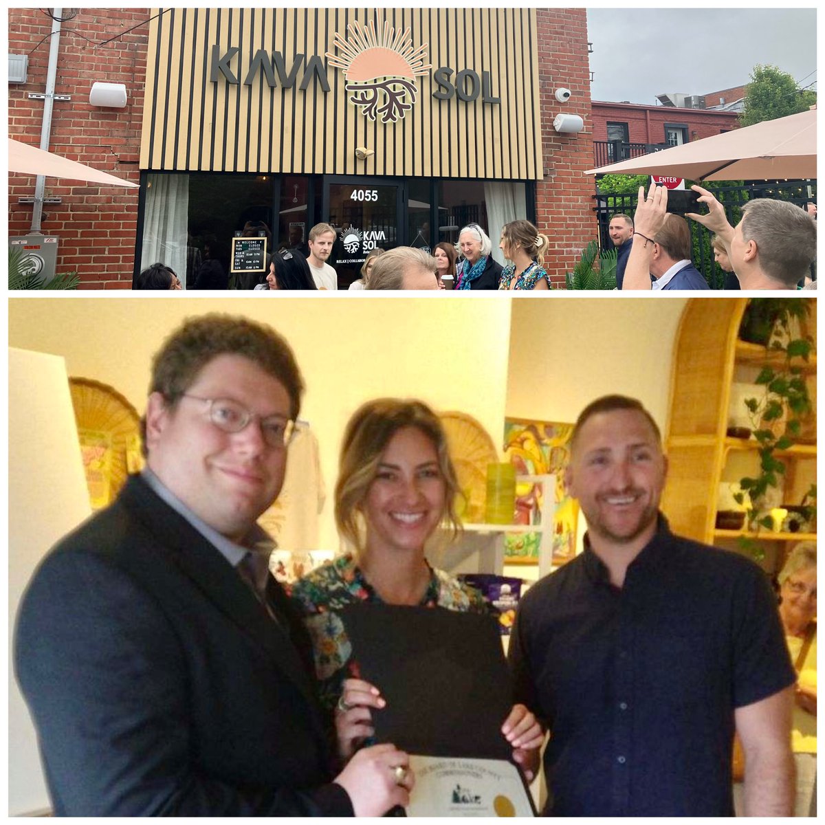 Congratulations 🎉 to Kava SOL ☀️ on their grand opening and ribbon 🎀 cutting ✂️ in Downtown Willoughby! <a href="/WWLCchamber/">WWLC Chamber</a>
