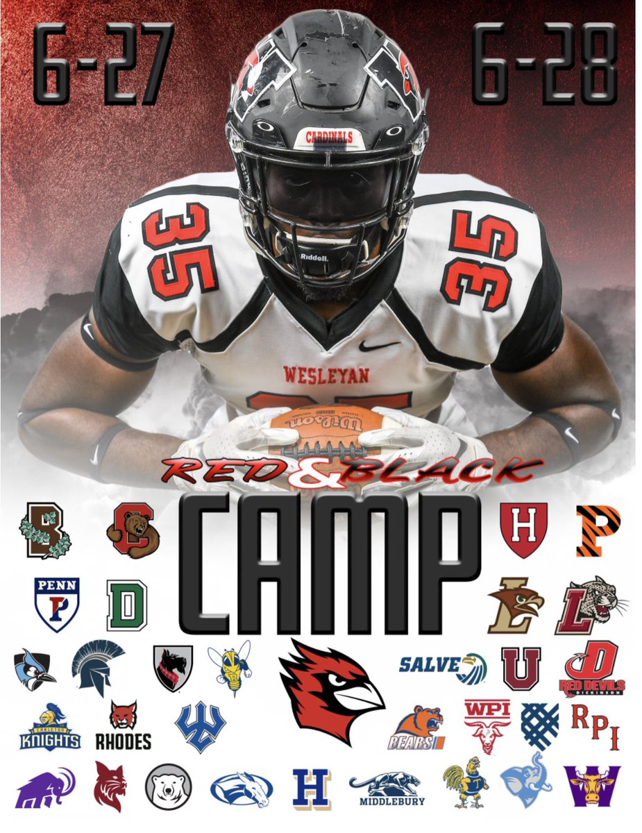 Excited to compete 6/27!
@CoachDiCenzo @MicFein @CoachCNice @coachdaveshula @coachirishodea @CoachBenThaw @CJScarpaIII @WilliamsEphsFB @CoachCuevas78 @PrincetonFTBL @PennFB @DartmouthFTBL @HarvardFootball @BigRed_Football @LehighFootball @MiddFootball @PFBPanthers @Wes_Football