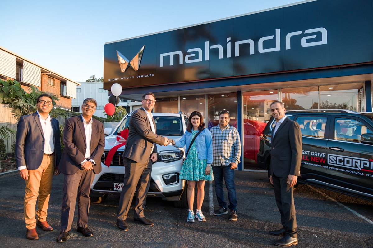 vijaynakra's tweet photo. Excited to introduce the new Mahindra to Australia with the launch of Scorpio-N and XUV 700. The Mahindra twin peaks are a symbol of rising to new heights and exploring uncharted territories on four wheels. https://t.co/CUs2F4KZ1O