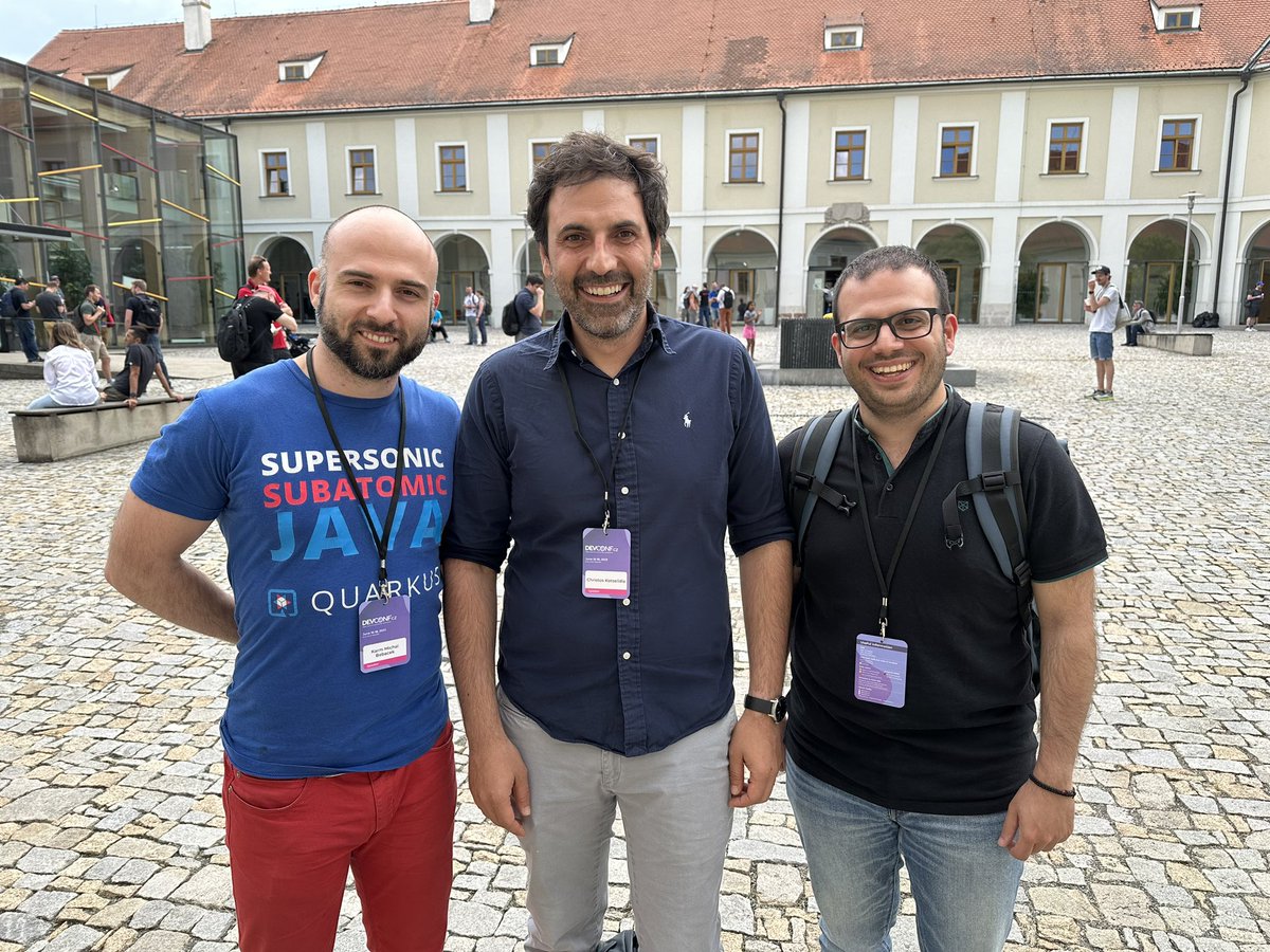 thanos_str's tweet image. Today I am with @CKotselidis and @_karm at #devconf_cz hosted in Brno, to present our work in the @HorizonEU/@_UKRO_ funded @AERO_Project_EU! 🙏

#opensource #cloud 
#Java #TornadoVM #Quarkus