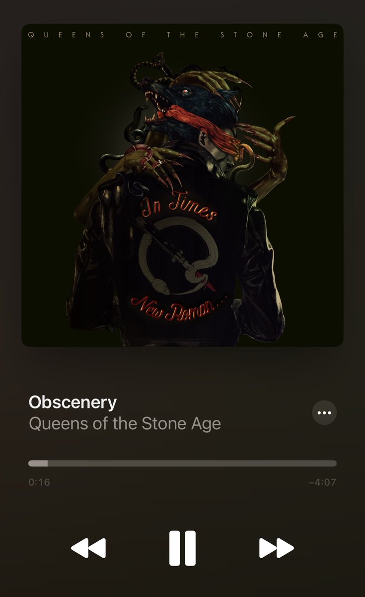 Let’s do this.  #QOTSA #InTimesNewRoman