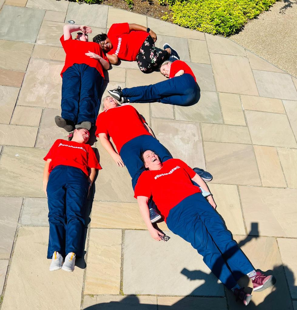 dotboyle's tweet image. Our fantastic cancer research nurses wearing #redforresearch today @WGH . Thank you all and to @heather for all the hard work and deducation to helping patients in clinical trials.