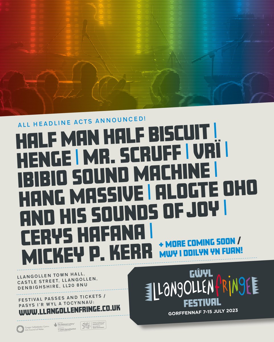 Llangollen Fringe Festival (@llangollenfring) on Twitter photo Happy Friday, everyone! ☀️ Can you believe we're only 3 WEEKS away the Fringe Festival?! Don't miss out on these incredible shows. Get your tickets now and let the countdown begin! 💃🕺
bit.ly/LFF2023-Tickets
#LlangollenFringeFestival #Llangollen #NorthWales #WrexhamEvents Happy Friday, everyone! ☀️ Can you believe we're only 3 WEEKS away the Fringe Festival?! Don't miss out on these incredible shows. Get your tickets now and let the countdown begin! 💃🕺
bit.ly/LFF2023-Tickets
#LlangollenFringeFestival #Llangollen #NorthWales #WrexhamEvents