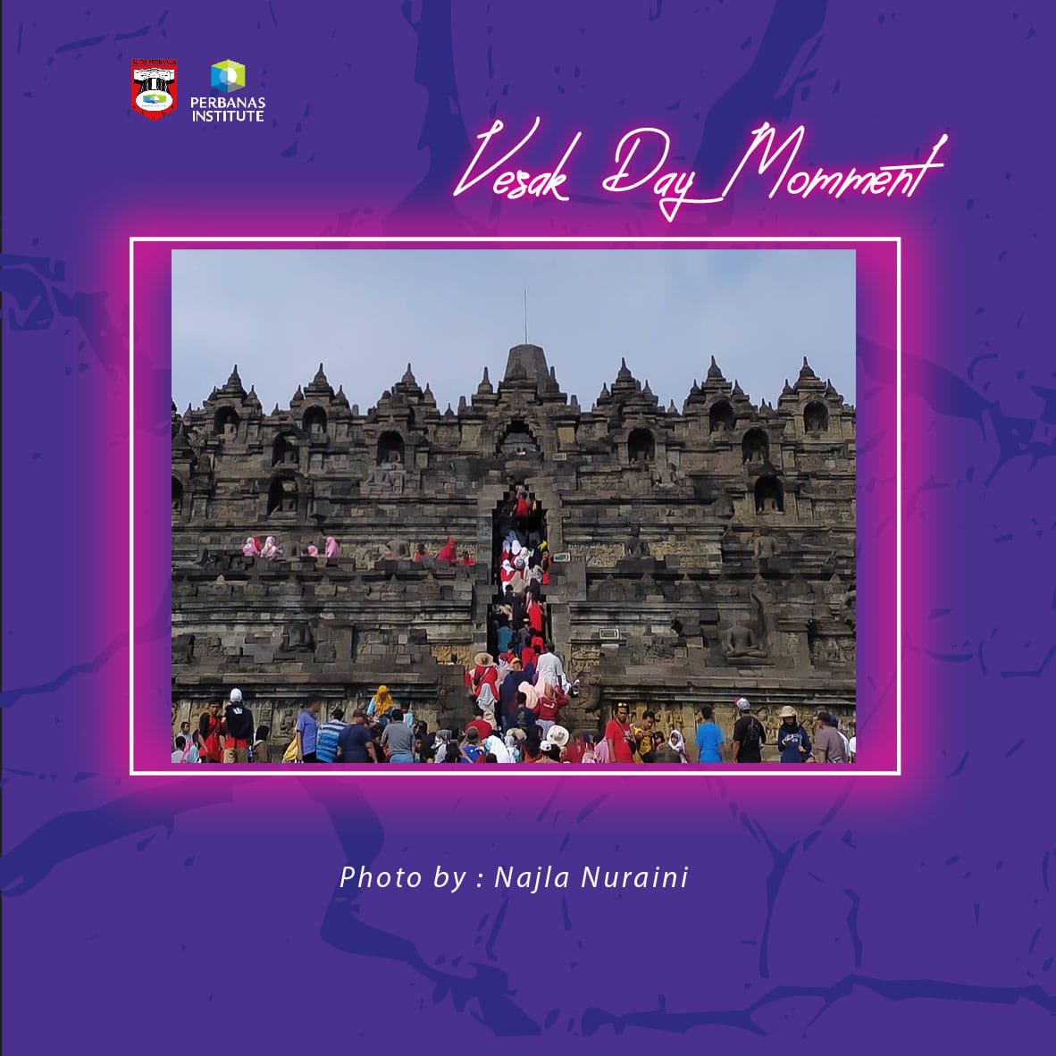 [MOMENT HARI WAISAK]

"Candi Borobudur dibangun pada masa kejayaan Wangsa Syailendra, bertujuan untuk memuliakan Buddha Mahayana sebagai kepercayaan yang banyak dianut masyarakat pada waktu itu."

📸 : Najla Nuraini (SLIDE 29)

Best Regards,
Humas Slide 2022/2023