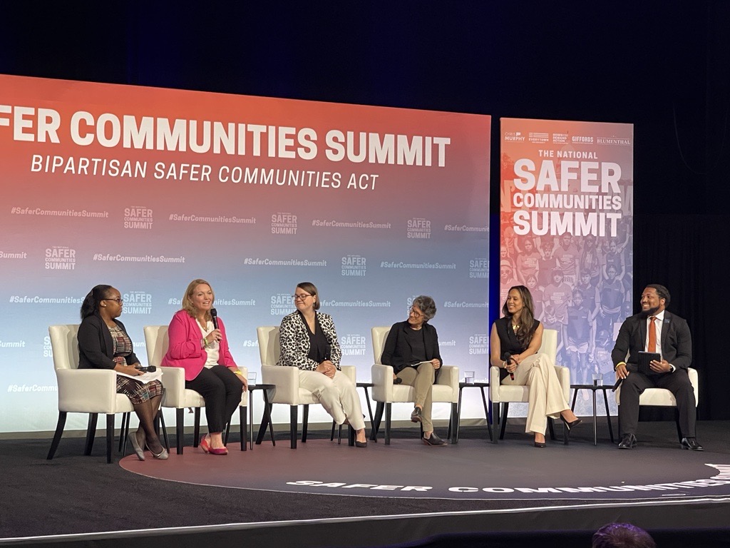 Working to #EndGunViolence and #ProtectOurKids, our co-founder and CEO, @NicoleHockley, is at the #SaferCommunitiesSummit discussing the Bipartisan Safer Communities Act with @ChrisMurphyCT and keynote speaker @POTUS.
#SHPAction #SandyHookPromise #GunViolenceAwarenessMonth
