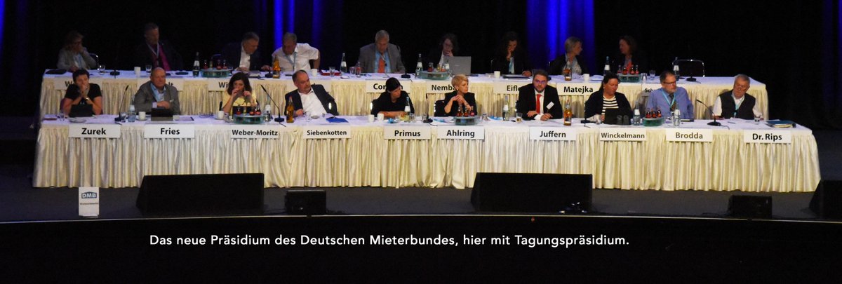 DMBMieterbund's tweet photo. Vorstandsneuwahlen beim Deutschen Mieterbund
Neue Vizepräsidenten des @DMBMieterbund sind Beatrix Zurek und Randolph Fries https://t.co/XbwU3qJgBV https://t.co/DYcI7rbCeJ