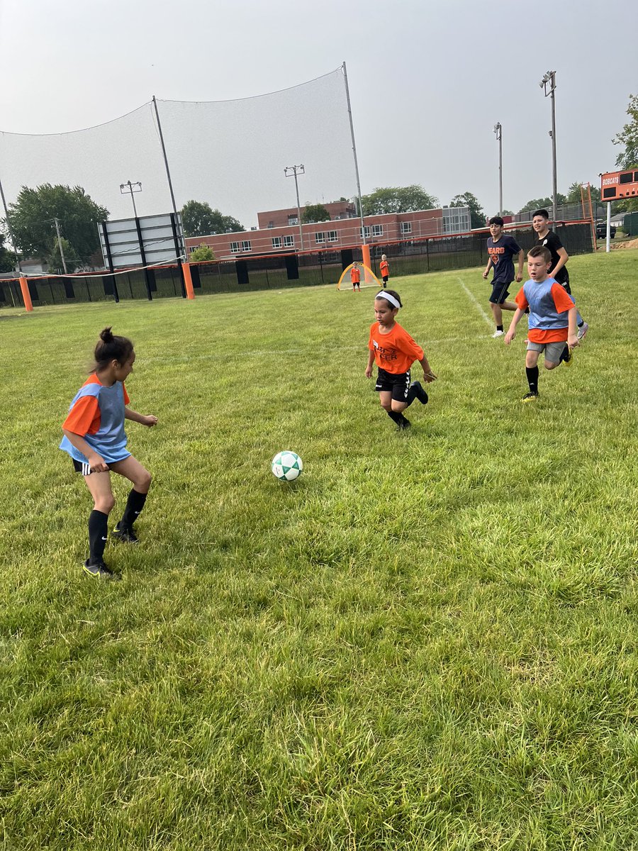 beecherwsoc's tweet photo. This week we partnered with @SoccerBeecher for K-5 Future Bobcats Soccer Camp.   #grassroots #growthegame #family.  Can’t say enough how great these varsity players were with these little ones!   The future is bright! https://t.co/6Pmf23V0l9