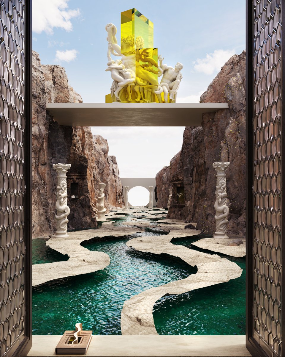 Bulgariofficial's tweet photo. Take a journey into the world of #Bulgari, guided by the artistic vision of #GiuseppeLoSchiavo. Our Crafting Magnificence experience immerses visitors in our Mediterranean soul. Join us until June 17 at @LVMH Pavillon at #VivaTechnology 2023 in Paris. https://t.co/DJqdfsWnDu https://t.co/JhdJoNRyD3