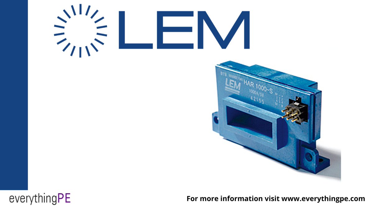 Experience Precision and Versatility with LEM's HAR 1000-S Open Loop Hall Effect Current Transducer.

Learn more: ow.ly/cFab50OQ6Nf

@LEM_Inc #product #transducer #currentsensor #testandmeasurement #inverter #converter #datsheet