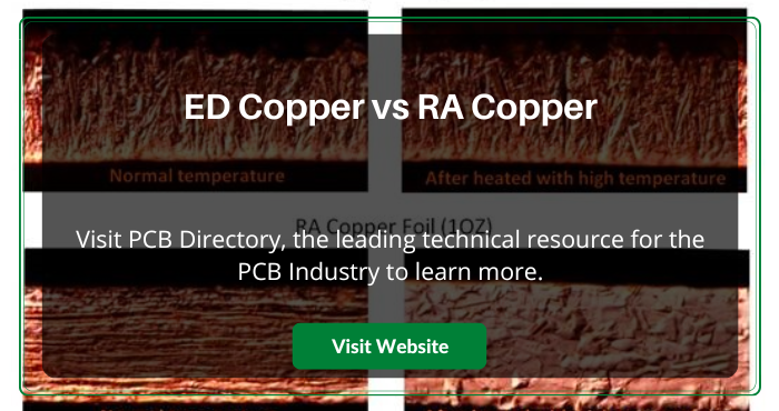 What is the difference between ED Copper vs RA Copper?

Click here to find out ow.ly/hNAC50OQmFT

#EDCopper #RACopper #PCBMaterials #CopperFoils #PCBDirectory #PCBCommunity