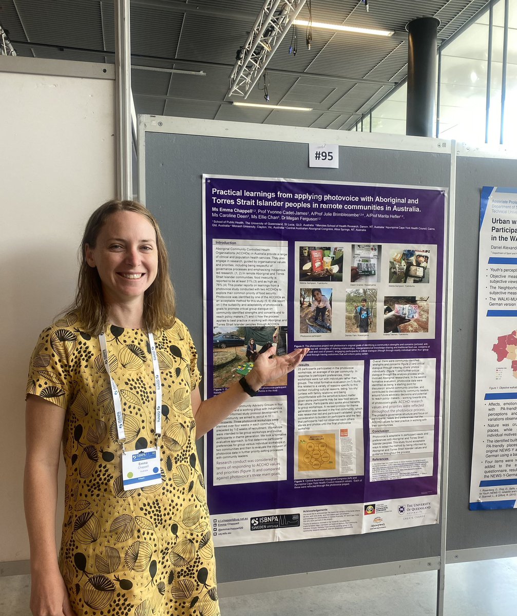 Presented a poster on photovoice at #ISBNPA2023 today, great to meet other interested researchers!