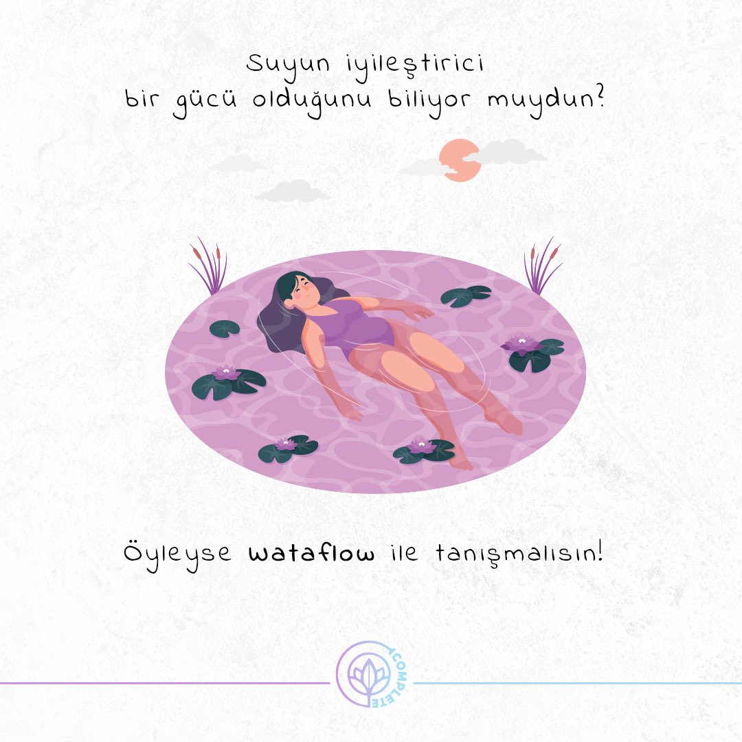 Wataflow; bedenin ve zihnin suyun akışıyla dans etmesini sağlayan hareket halinde bir meditasyon şeklidir.

#complete #sağlık #spor #zihinselsağlık #bedenselsağlık #wataflow #şifa #su