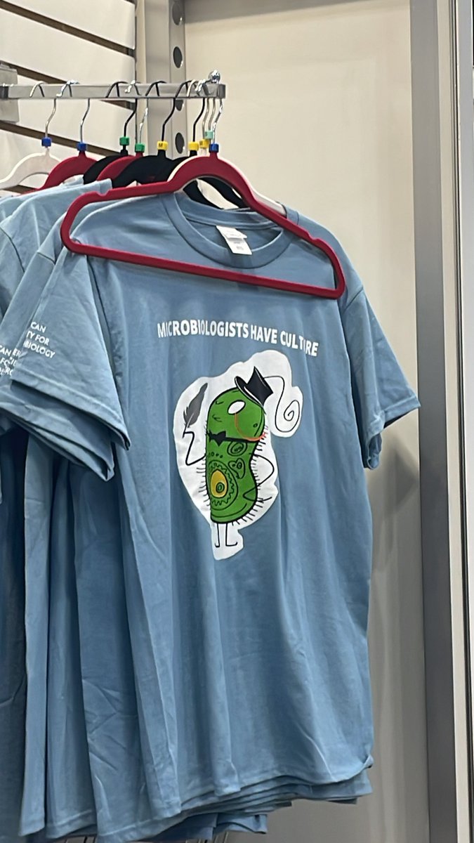 First person to find me at #ASMicrobe that references this tweet gets a free “microbiologist have culture” <a href="/ASMicrobiology/">ASM</a> tee shirt. Everyone else, visit the ASM booth to buy things as proceeds support the Future Leaders Mentoring Fellowship Program.