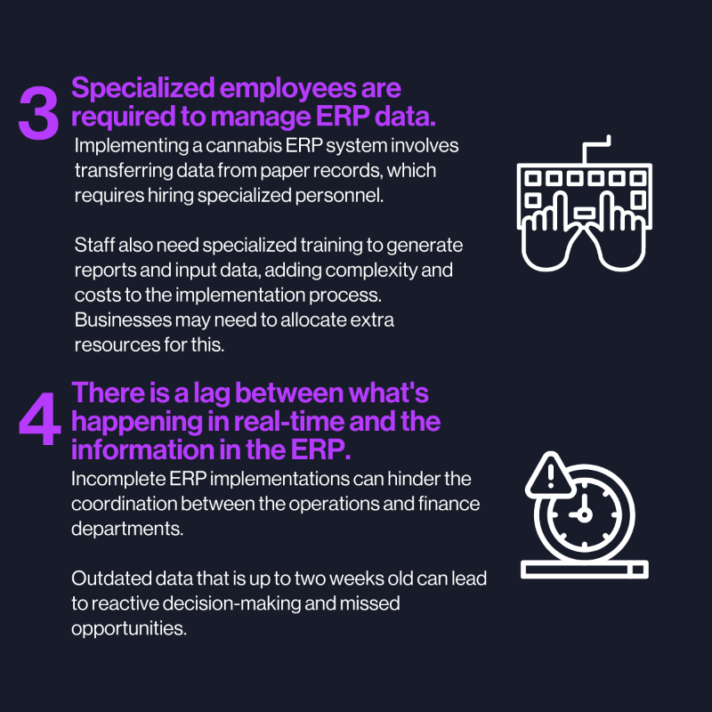 ElevatedSignals's tweet photo. Learn more about why Manufacturing Execution Systems (MES) might be a better fit than ERPs for your cannabis operation 👇