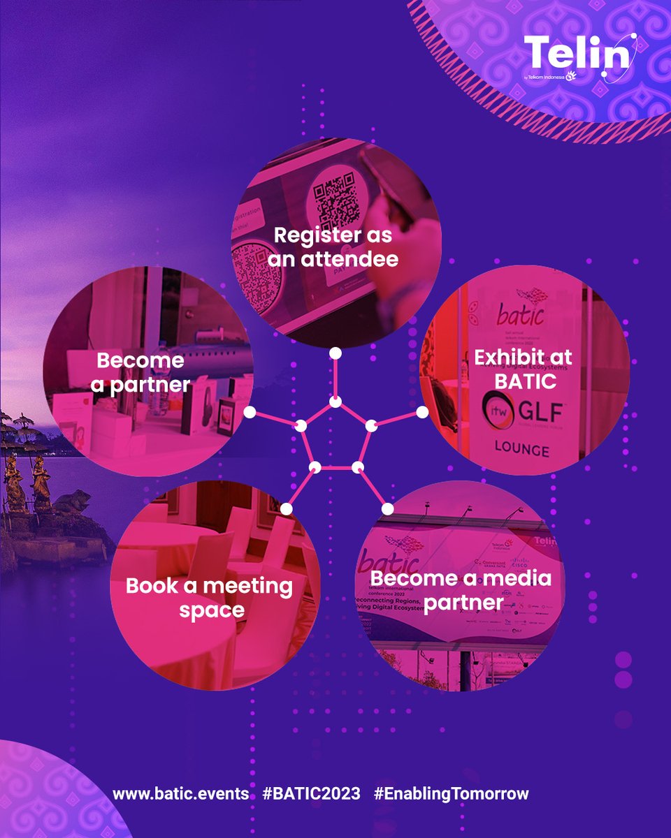Telin_Official's tweet photo. Visit https://t.co/ZdZQ3DF0wg today and book your spot today!

See you at #BATIC2023
#EnablingTomorrow https://t.co/d5JxXBH0vg