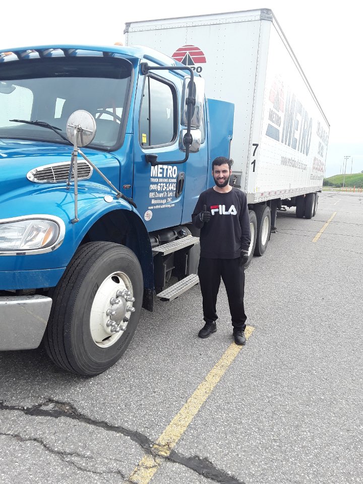 Congratulations to Said on passing his class A Road Test and getting his AZ Drivers Licence!! All the best in your new career and Drive Safe! #passed #roadtest #truckdriver #trucktraining #truckdrivertraining #truckdrivingschool #drivesafe #metrotruckschool