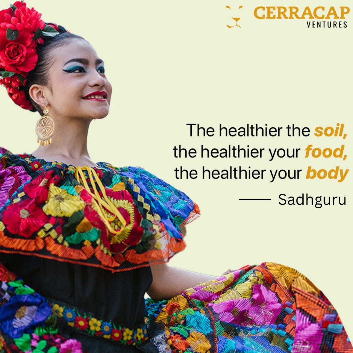 Similar to the Dia di Muertos, soil celebrates the cyclicity of life! In Latin America, the agricultural sector currently accounts for up to 20% of the value added to the GDP!

#LatinAmerica #investments #SoilHealth 

<a href="/SadhguruJV/">Sadhguru</a> <a href="/ishafoundation/">Isha Foundation</a>
