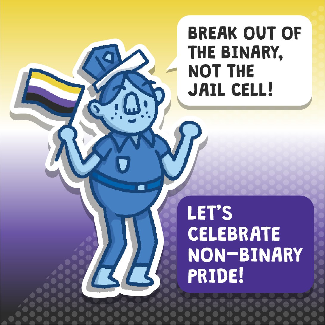 Leave the binary for the computers! Let’s celebrate all that people can be, spotlighting our non-binary guard.

#area96 #dontdropthesandwich #multiplayer #mobilegame #gamedev #indiedev #indiegame #pride #pridemonth #nonbinary