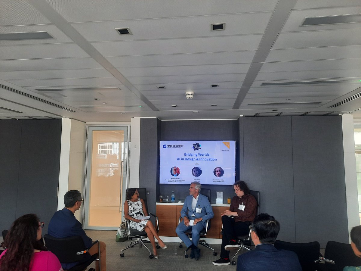 Global Tech Advocates (@globaltechadv) on Twitter photo "The creative industries need to get their mind around how AI will impact them and develop solutions."
<a href="/RussShaw1/">Russ Shaw CBE</a> discussing his views on the impact of AI on design and innovation at an exclusive #LTW fringe event hosted by <a href="/TLA_CreaTech/">TLA Creative Tech</a>. "The creative industries need to get their mind around how AI will impact them and develop solutions."
<a href="/RussShaw1/">Russ Shaw CBE</a> discussing his views on the impact of AI on design and innovation at an exclusive #LTW fringe event hosted by <a href="/TLA_CreaTech/">TLA Creative Tech</a>.