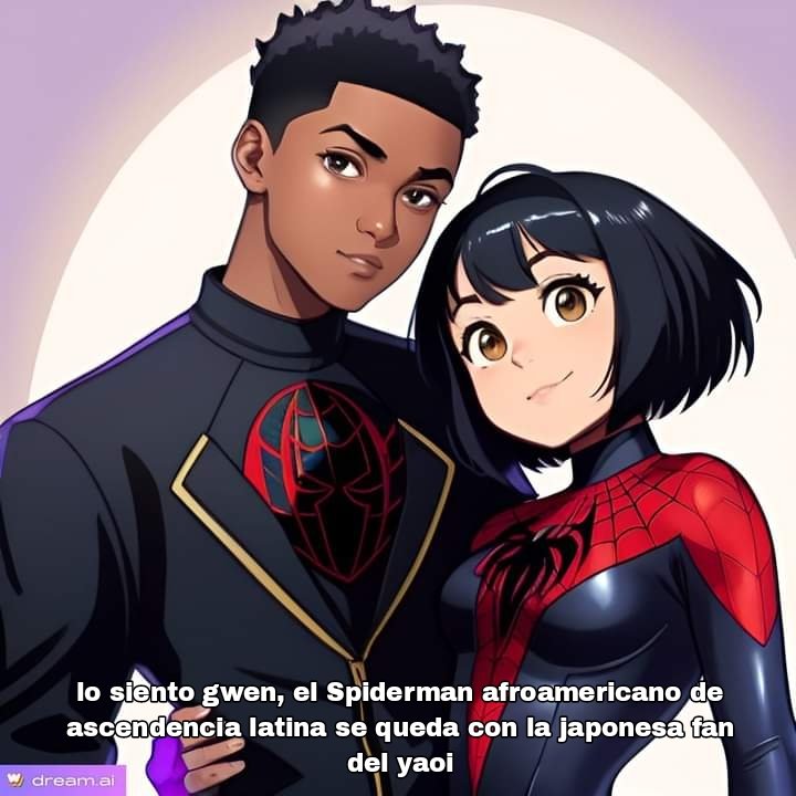 Hagan esto canon o dejen soltero a Miles
Miles x Penny Parker
#Milesxpenny #MilesMorales