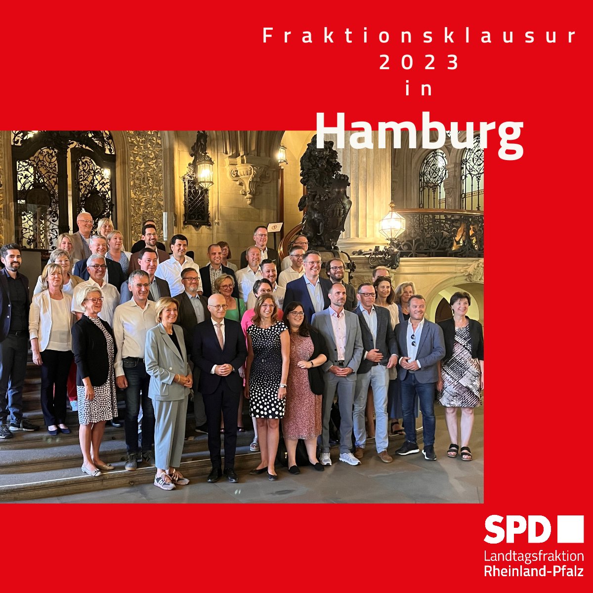 Von #Bildung bis #Gesundheit, von #Elbphilharmonie bis Rathaus,  von Polizei bis #Tagesschau - hinter uns liegen drei intensive Tage #Fraktionsklausur in #Hamburg. Wir sagen Dankeschön. Für gute Gespräche und die Gastfreundschaft. 

Mehr Infos gibt's hier: spdfraktion-rlp.de/presse/mitteil…