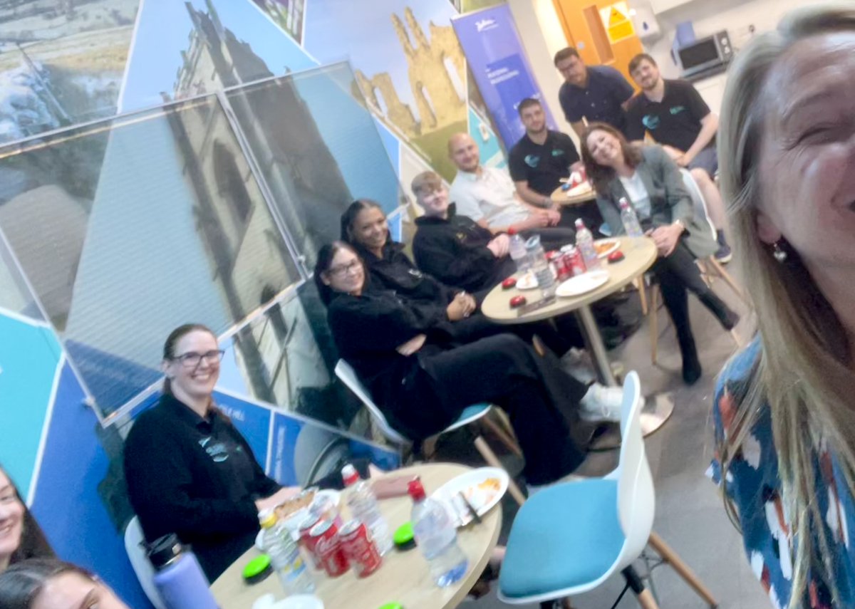 KaarinC's tweet photo. Lovely catch up with the @Calderconfs team this week.  Latest updates on @RadissonHotels over home made lasagna, garlic bread and afternoon treats https://t.co/XTB9NnIKEq