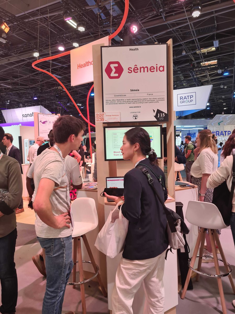 Clap de fin sur ces deux jours enrichissants pour Sêmeia à <a href="/VivaTech/">VivaTech</a> : le rendez-vous incontournable de la tech !

Un grand merci à <a href="/Orange_Ventures/">Orange Ventures</a> pour ces deux journées dont les nombreuses rencontres et discussions ouvrent la voie vers de nouveaux projets !