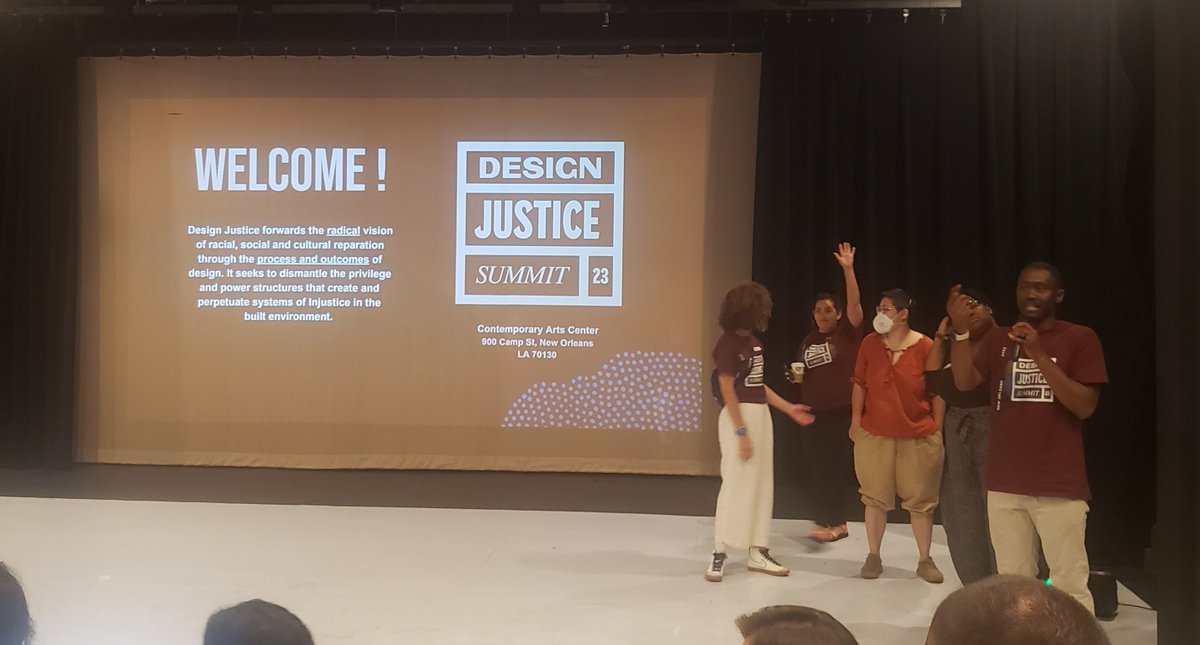 KarenKubey's tweet image. Happy to be in New Orleans for the 2nd Design Justice Summit!

@designasprotest 

#designjusticesummit23 #designasprotest #darkmatteru