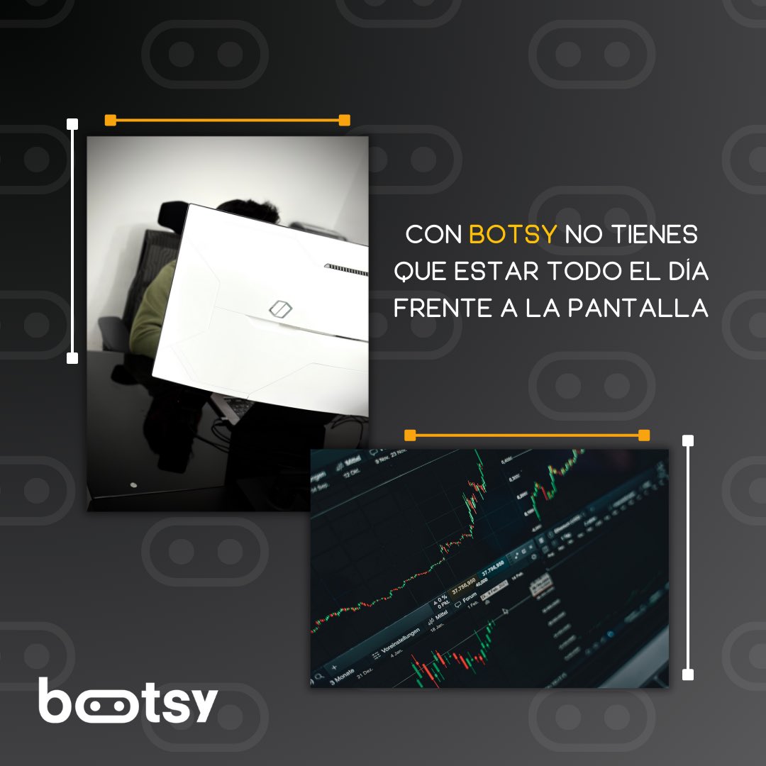 botsy_app's tweet photo. Imagínate que pudieras comprar y vender #Criptomonedas con excelentes rendimientos, sin tener que estar pegado a tu computadora.

Justo es lo que #Botsy hace, configura tus #Bots y que hagan el trabajo por ti.

https://t.co/JHAjEMBfUj 

#Trading #Inversiones https://t.co/z9NKNcY0uf