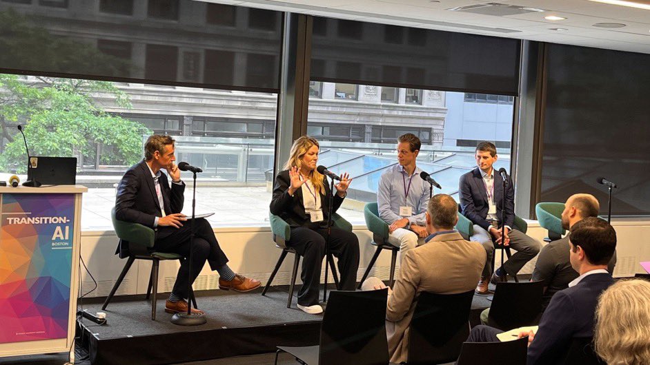 Groarke's tweet image. Great day at Transition AI in Boston yesterday. Well played @PostScriptPods!