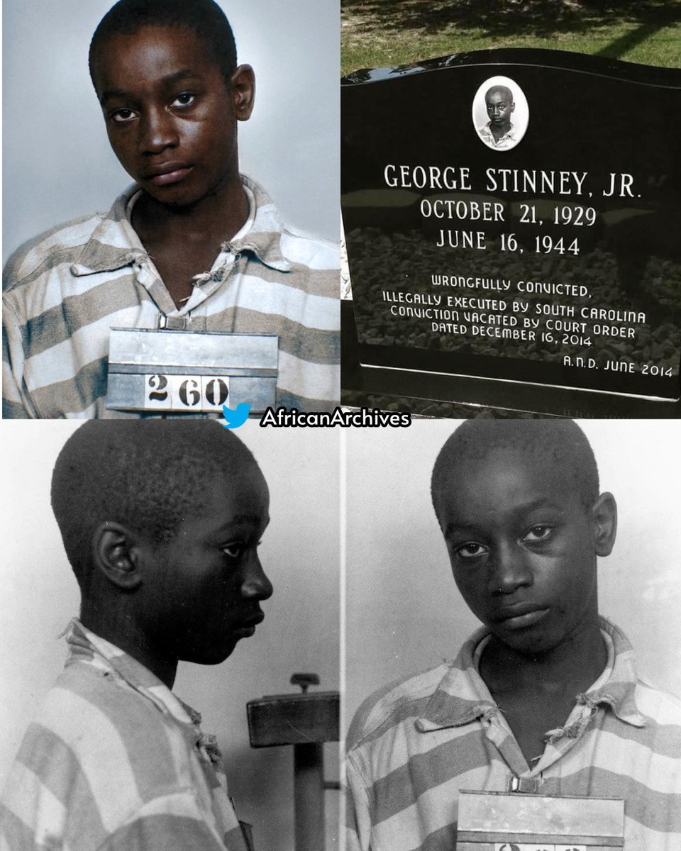 On this day in 1944, George Stinney, at 14 years, became the youngest person executed in the US in the 20th century. He was so small they had to stack books on the electric chair.

Due to no evidence, his conviction was posthumously vacated 70years after his execution! 

A THREAD