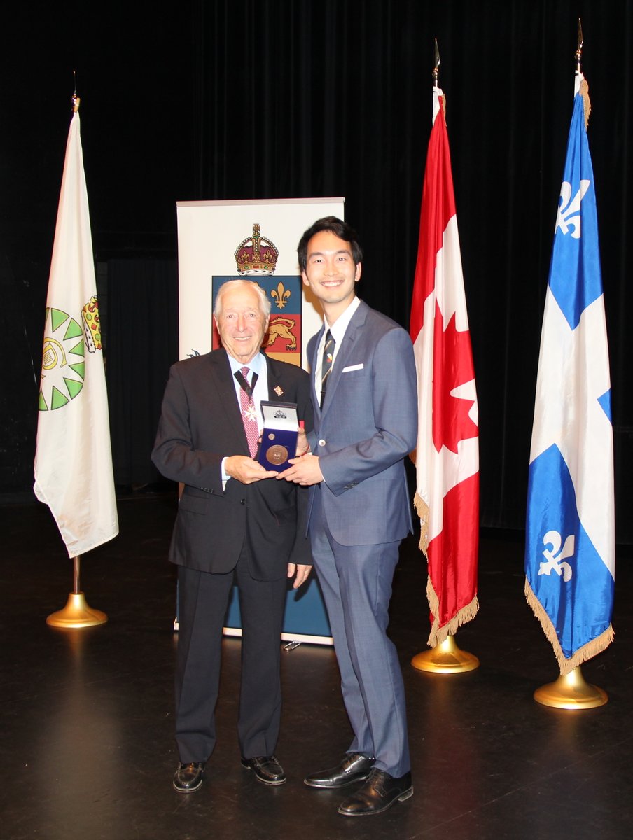 So honoured to have received the Lieutenant Governor of Québec's Youth Medal in recognition of my social impacts during medical school <a href="/McGillMed/">McGill Medicine and Health Sciences</a>. I'm thankful to <a href="/mcgillu/">McGill University</a> for nominating me for this award and looking forward to continue serving Quebecers as a resident physician.