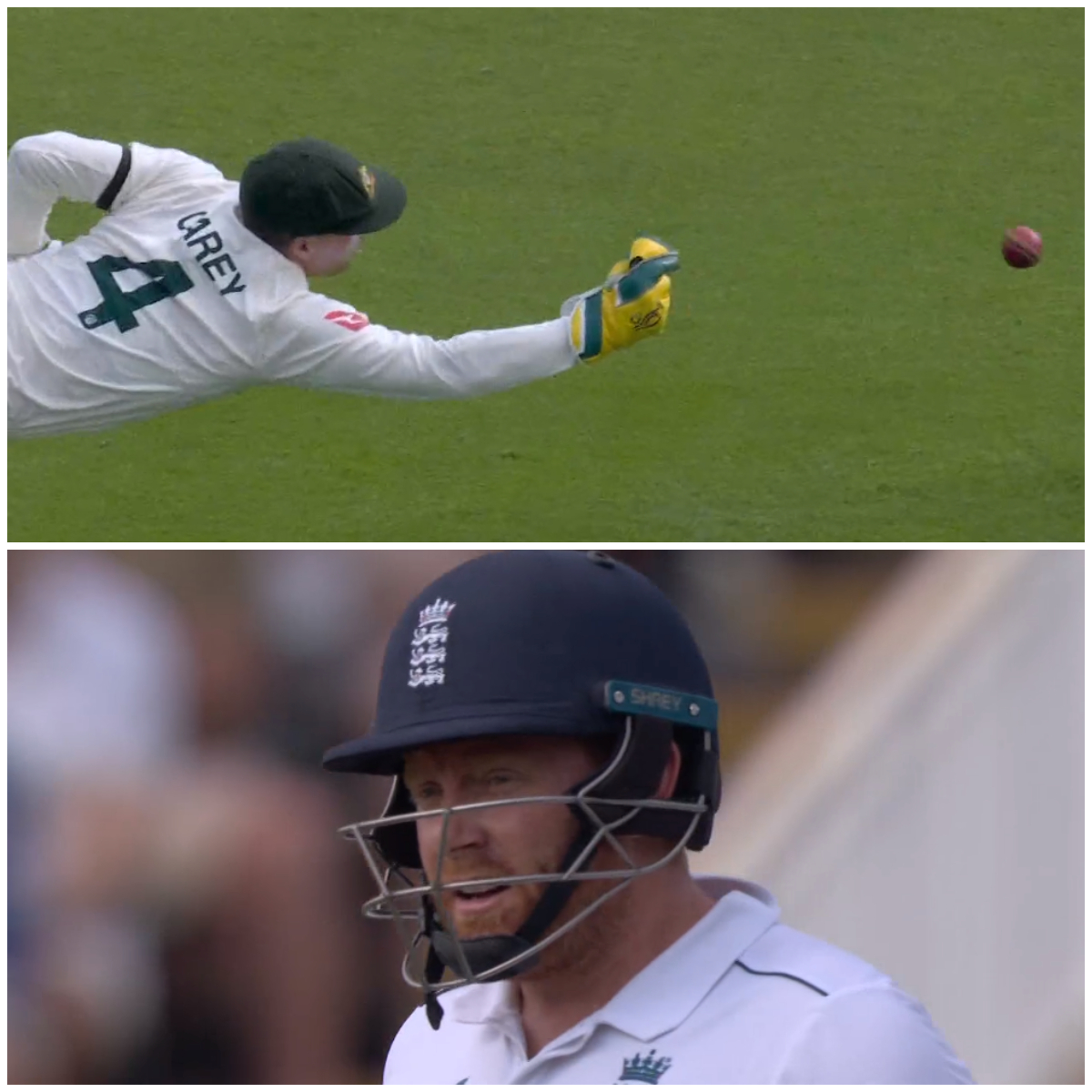 Alex Carey drops Jonny Bairstow on 68!!

How costly will it be?

📸: SonyLiv

#AlexCarey #JonnyBairstow #ENGvAUS #ENGvsAUS #Ashes #TheAshes #Ashes2023 #Tests #Cricket #SBM