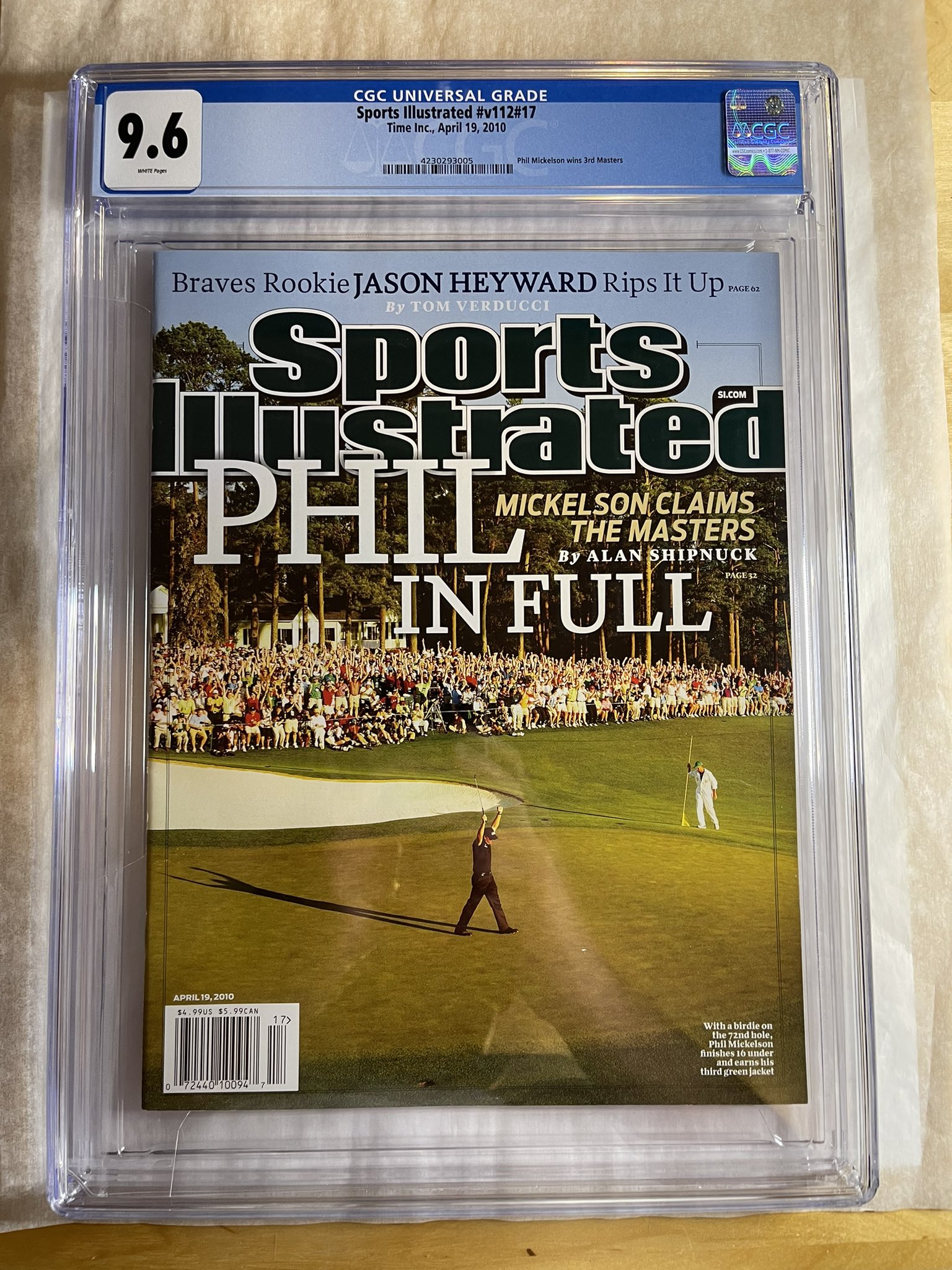 Happy 53rd birthday to Phil Mickelson!  This Sports Illustrated came out in 2010 after he won his 3rd Masters. 