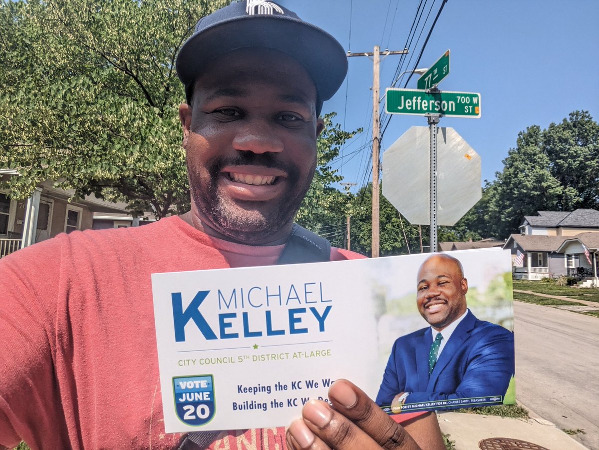 Great day to be doorknocking in Waldo!

#kelleyforkc