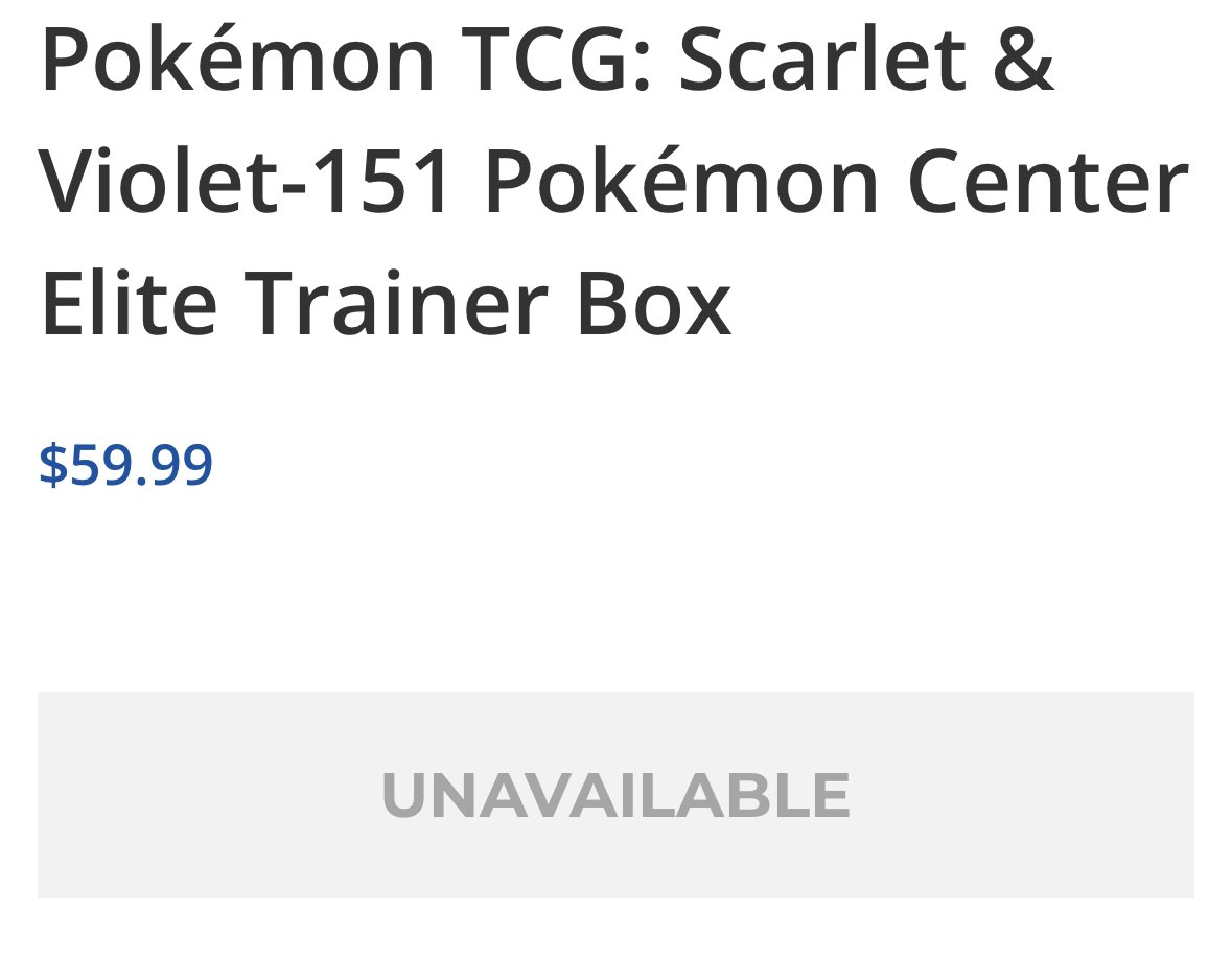 Pokémon TCG: Scarlet & Violet-151 Pokémon Center Elite Trainer Box