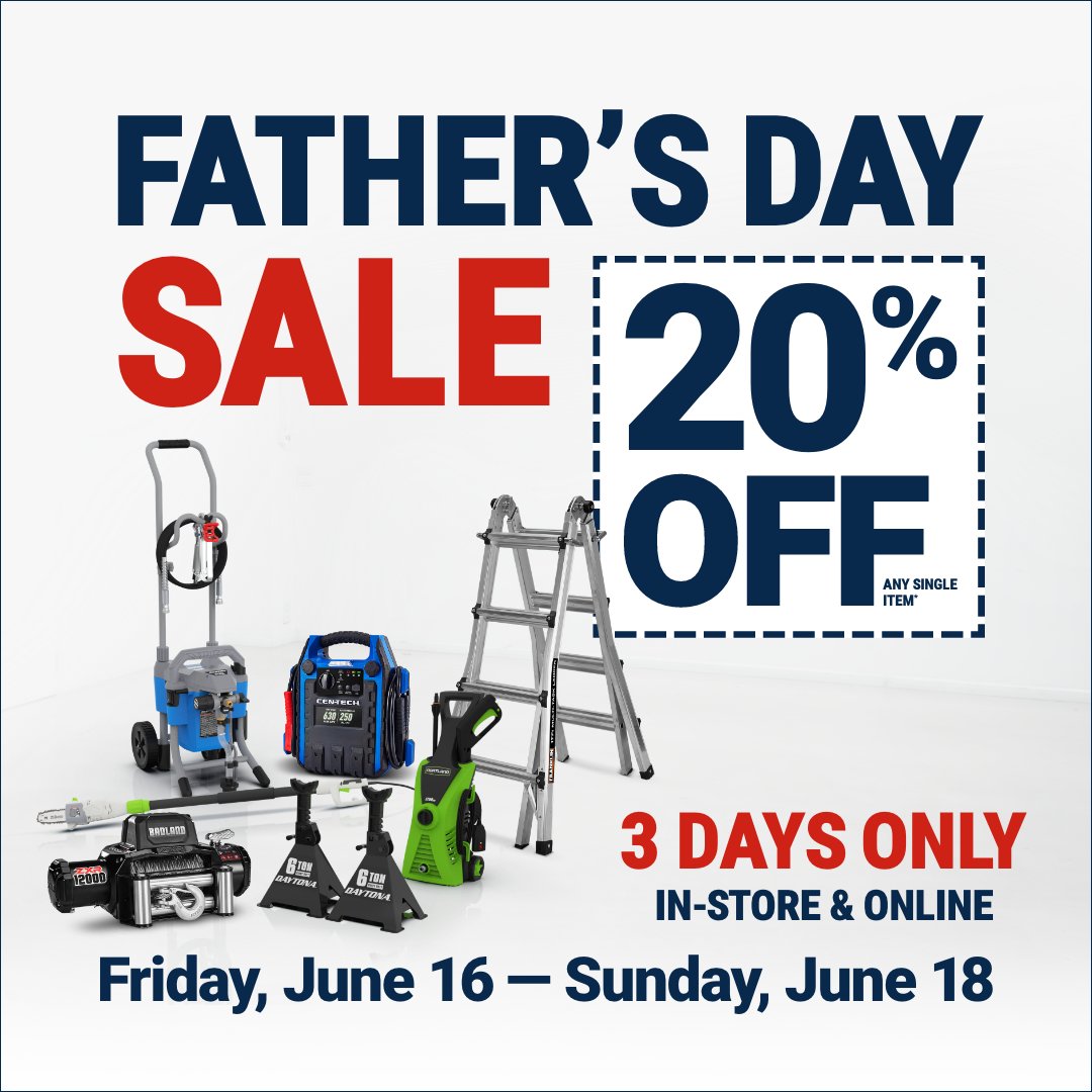 Harbor Freight on Twitter "Our 20 off coupon is back by popular