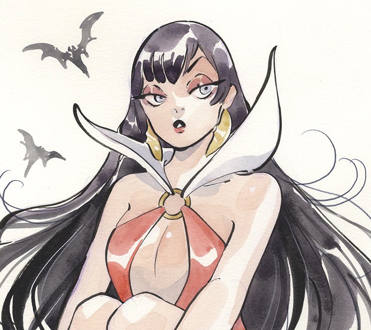 look at peach momoko’s vampirella... she’s so pretty 🫶🏽