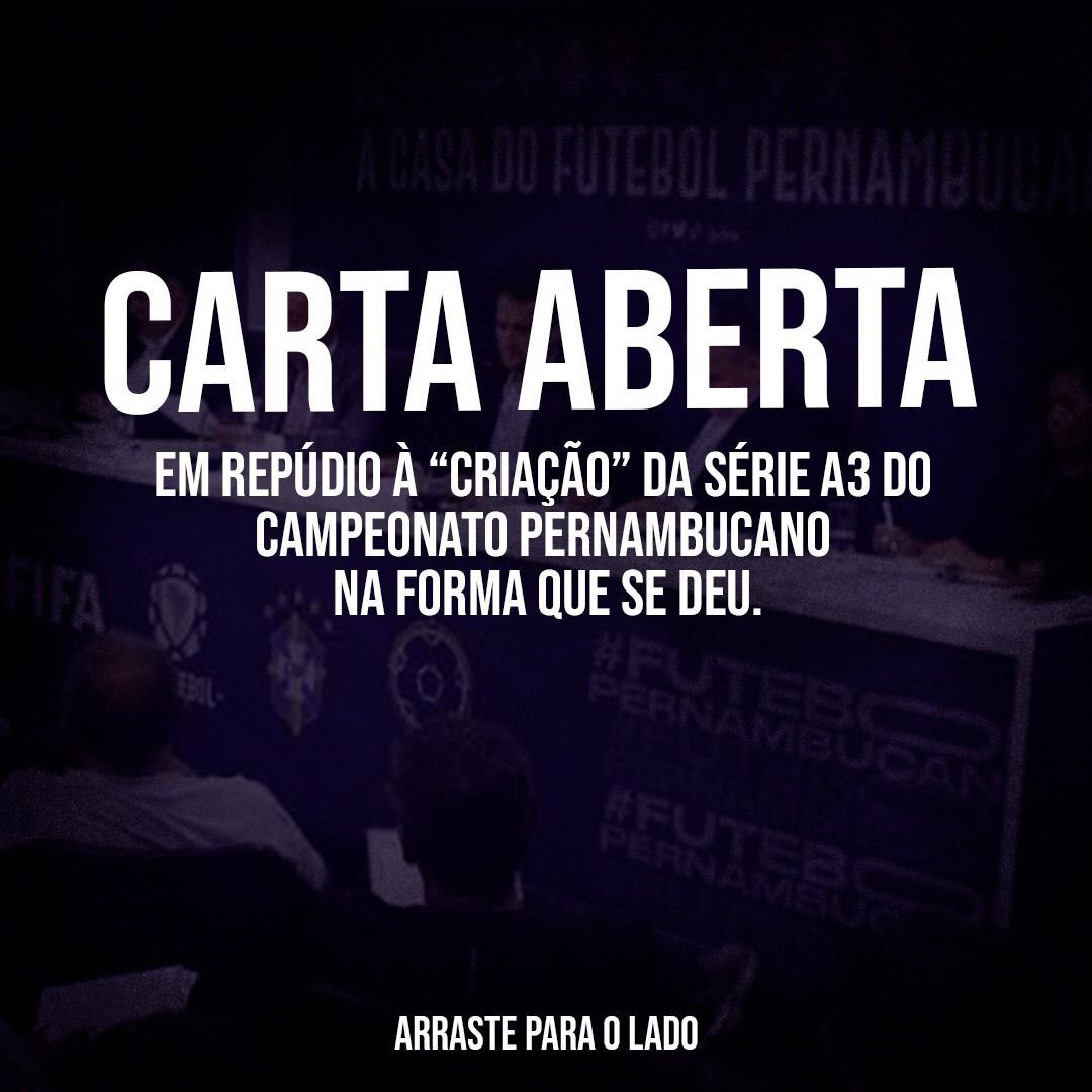PFCpesqueira's tweet photo. 🔵⚪️🟡 CARTA ABERTA 

@ge.globo @globopernambuco @radiojornalpe @radiofolhape @diariodepernambuco @jogoaberto @tvasabrancaoficial @tvjornalinteriorsbt @jc_pe @radiofolhape @radioclubefmpe @sportscenter https://t.co/Q4QtzUu9BX