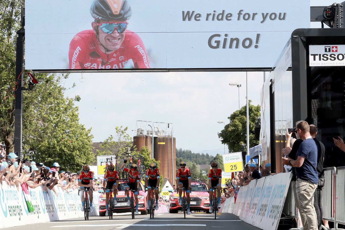 🇨🇭 #TourdeSuisse 

We ride for you Gino! @tds 

#RideAsOne
