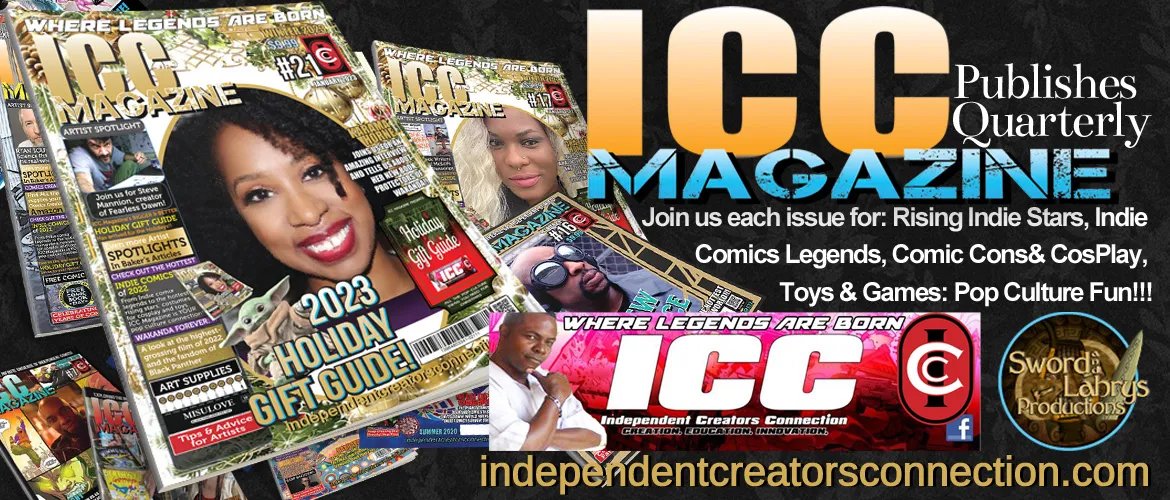 ICC Magazine is hosting a full-on Clearance Blowout Sale! Grab EVERY issue of ICC Magazine for the low, low price of $6.99! Digital Downloads are 99¢. #ICCMagazine #Indies #IndependentComics #IndependentArtist #Comics #WhereLegendsAreBorn  independentcreatorsconnection.com/2023/06/16/icc…