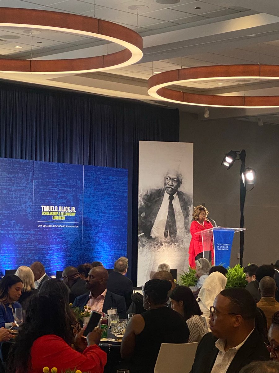CCChiFoundation's tweet photo. Thank you to everyone who attended the Timuel D. Black Jr. Scholarship and Fellowship Luncheon! Your presence, enthusiasm and shared commitment to CCC students made this event remarkable.

#TBSF2023 https://t.co/Vwfjbz2uR7