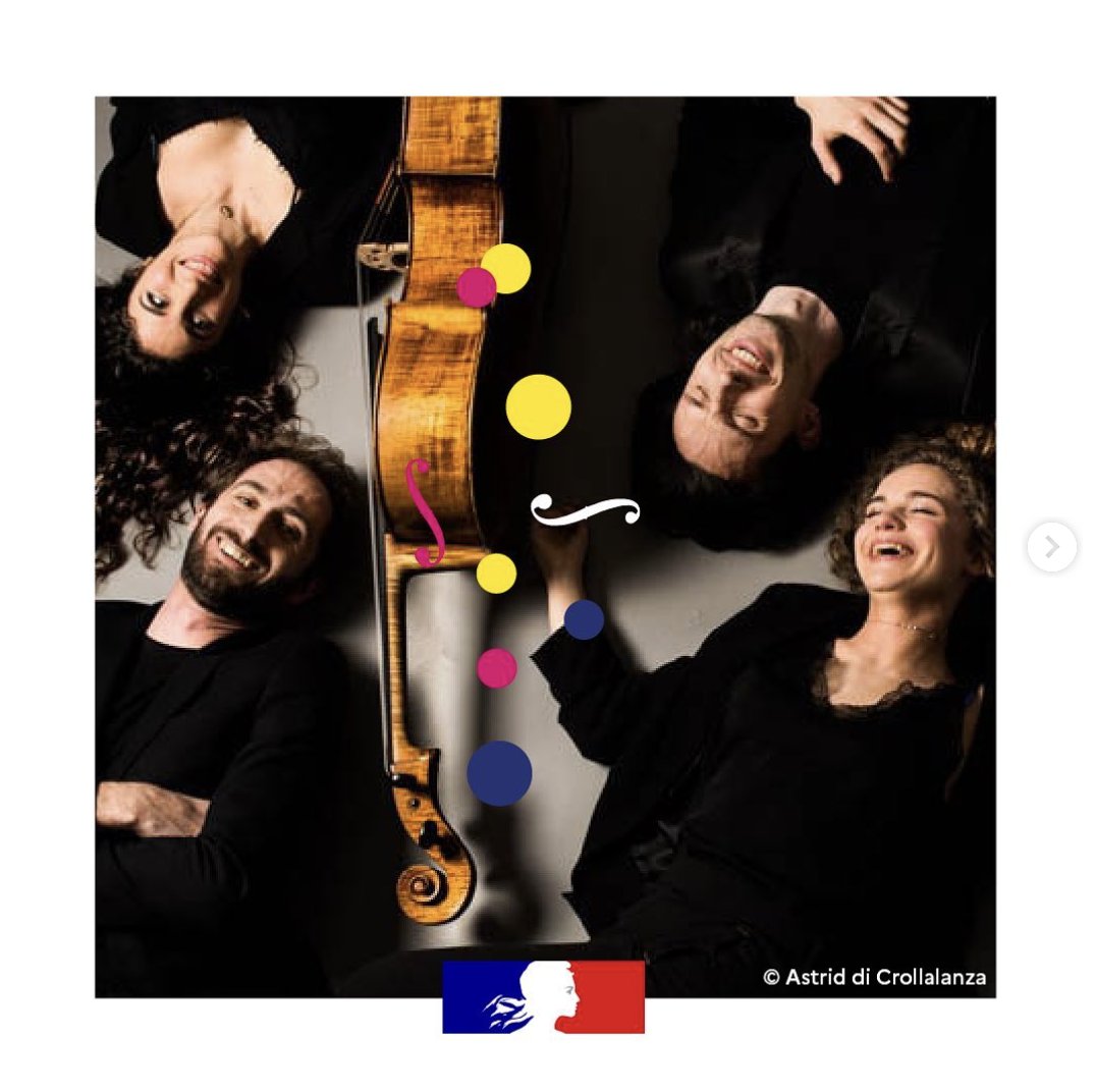 ProQuartet - Compte clôturé en juillet 2023 (@proquartetcemc) on Twitter photo À l'invitation du <a href="/MinistereCC/">Ministère de la Culture 🇫🇷</a>, ProQuartet a le plaisir de participer à la Fête de la Musique 2023 dans les jardins du Palais-Royal avec son ensemble résident le Quatuor Confluence, dans un programme 100% compositrices... Rejoignez-nous le 21 juin !
culture.gouv.fr/Presse/Communi… À l'invitation du <a href="/MinistereCC/">Ministère de la Culture 🇫🇷</a>, ProQuartet a le plaisir de participer à la Fête de la Musique 2023 dans les jardins du Palais-Royal avec son ensemble résident le Quatuor Confluence, dans un programme 100% compositrices... Rejoignez-nous le 21 juin !
culture.gouv.fr/Presse/Communi…