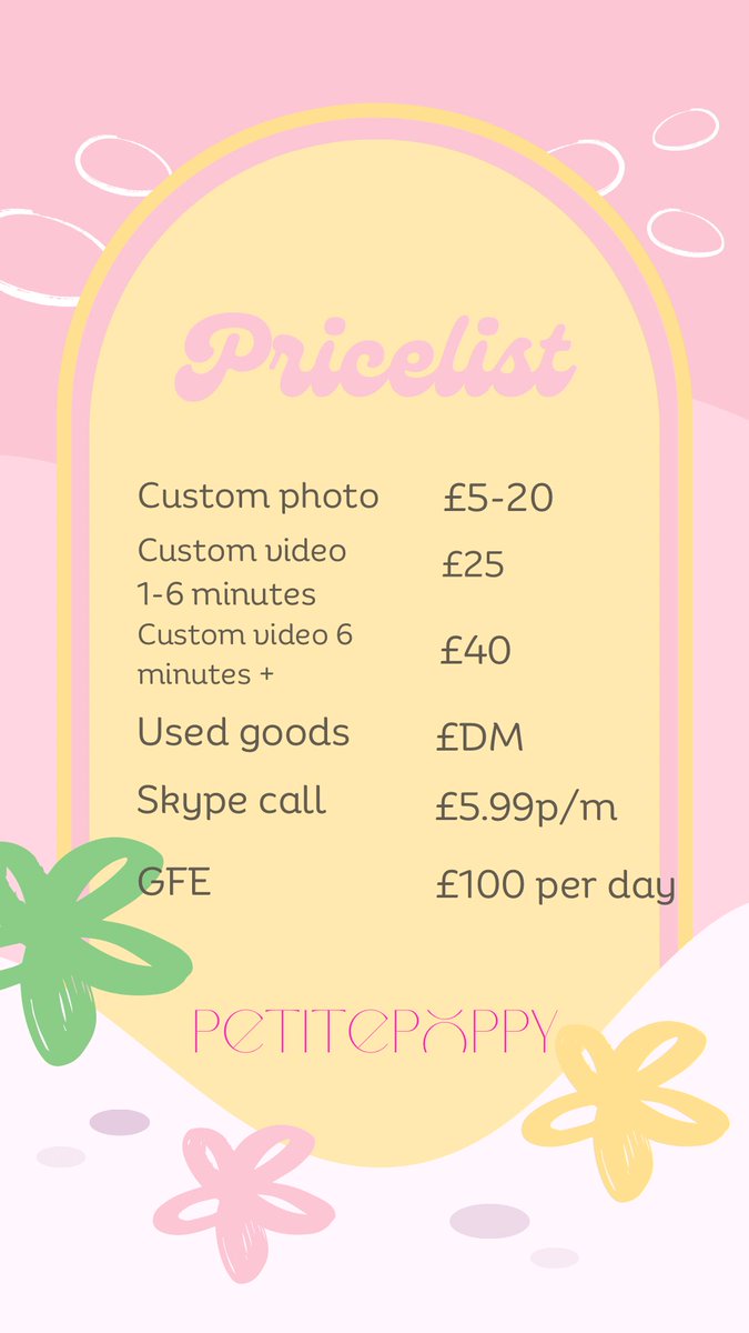 petitepoppyuk's tweet photo. My new price list 😘 take advantage of me off SM https://t.co/fIV7tpLLGY